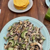 Aguachile at MAWE Cocina Vegana in Mazatlan