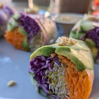 Close up at MAWE Cocina Vegana in Mazatlan