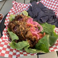 Lions Mane Lettuce Wrap  at The Bayfield Inn in Bayfield