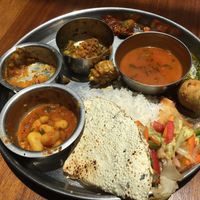 Gujarati thali  at Vihar Cafe - MP Shah Hospital in Nairobi