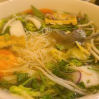 Vegetarian Pho at Van's Cafe in Reading