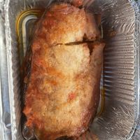 Take out aubergine parmigiana  at Te lo do io il Vegano / La Stella Vegan in Lierna