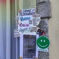 Entrance at Te lo do io il Vegano / La Stella Vegan in Lierna