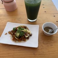 Their tacos option is actually just one taco lol. Healthier options.   at Te Quiero Verde in Puerto Vallarta