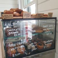 Sweets display cabinet at For Change in Middle Park