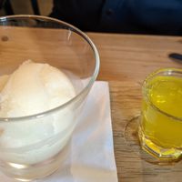 Citrus affogato at The Bonny Inn in Blackburn