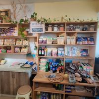 Dry goods for sale at Loving Hut - Tsagaan Khaalga in Ulaanbaatar