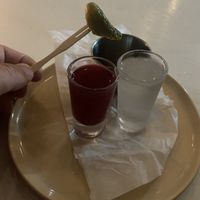 Borscht shot  at We Cafe - Maybe closed in Cape Town
