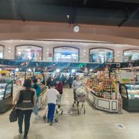 Inside at Saruul Market in Ulaanbaatar