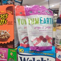 Yum earth vegan pops at Saruul Market in Ulaanbaatar