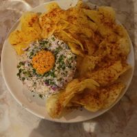 Artichoke tartar at Boca Bistro in Lisbon