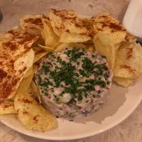 GET THIS!! Artichoke tartare - yum! at Boca Bistro in Lisbon