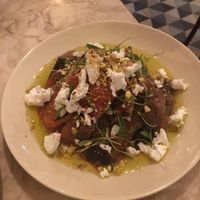 Eggplant caponata at Boca Bistro in Lisbon