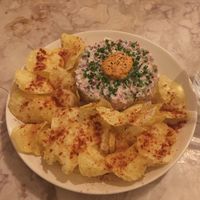 Artichoke tartar at Boca Bistro in Lisbon