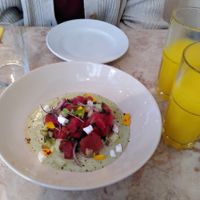 Watermelon cevachi at Boca Bistro in Lisbon