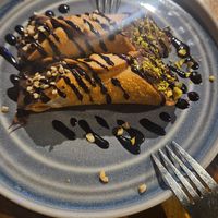 Vegan cannoli at Locali Pizza in Mermaid Beach