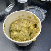 Guacamole (added it to our burritos and it came in a separate pot, and both portions were in the same pot) at Chilango in Croydon