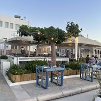 Terrace  at Notos in Paros