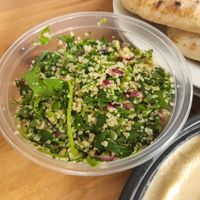 Tabbouleh - this was EXCELLENT at Hummus Bardichev - ברדיצ'ב חומוס ואוכל - Carmel Center in Haifa