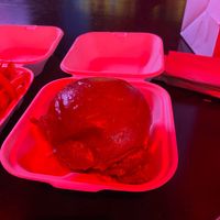 Vegan fried chickn burger at Coqfighter in Croydon