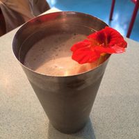 Customized smoothie at Hugos Kaffe in Uppsala