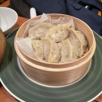 Steam gyoza  at Mominoki House in Tokyo