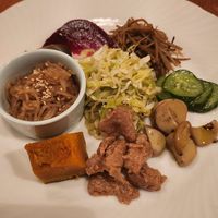 Vegan meal at Mominoki House in Tokyo