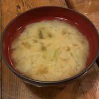 Miso soup   at Mominoki House in Tokyo