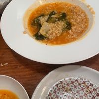 kimchee “risotto” - not recommended  at Mominoki House in Tokyo