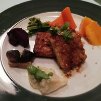 Tempeh cutlet at Mominoki House in Tokyo