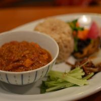 Japanese curry at Mominoki House in Tokyo