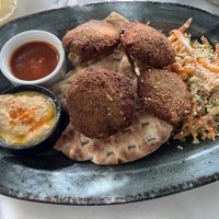 Falafel plate   at Mana Mana in Paros
