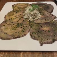 Portobella Carpaccio  at Vedge in Philadelphia