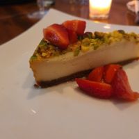 Strawberry Rose Cheesecake at Vedge in Philadelphia