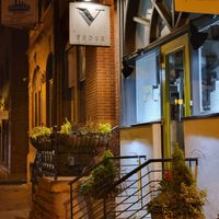 Outside at Vedge in Philadelphia