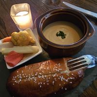 Rutabaga fondu at Vedge in Philadelphia