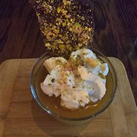 Pistachio budino at Vedge in Philadelphia