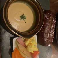 Pretzel and “fondue” was my favorite!   at Vedge in Philadelphia