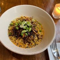 Spicy Dan Dan Noodles  at Vedge in Philadelphia