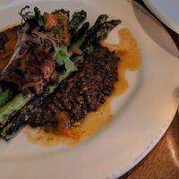 Campfire Asparagus at Vedge in Philadelphia