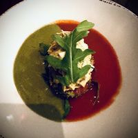 stuffed avo  at Vedge in Philadelphia