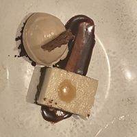 Cheesecake and ice cream   at Vedge in Philadelphia