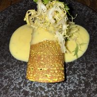 Celery root crepe  at Vedge in Philadelphia