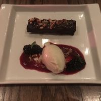 The chocolate bar dessert...yum! at Vedge in Philadelphia