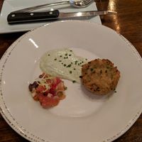 Potato and leek tart at Vedge in Philadelphia