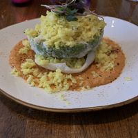 Stuffed avocado  at Vedge in Philadelphia