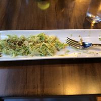 Oops...ate half already...awesome roasted Brussel sprouts  at Vedge in Philadelphia