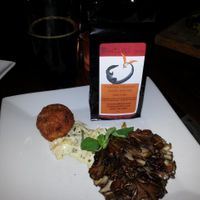 Sorry about the tea in the photo, this pic was used for a contest. The contestants had to figure out where the 'tea' was traveling. at Vedge in Philadelphia