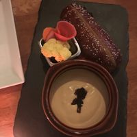 Fondue with bretzel at Vedge in Philadelphia