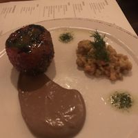 Seared beet at Vedge in Philadelphia